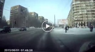 Водителя УАЗа вылетел из машины