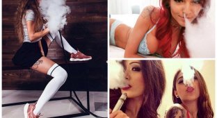Вейперицы, дымульи и выдуфеевательницы (25 фото)