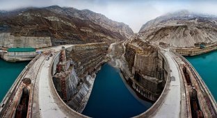 Миатлинская ГЭС на реке Сулак (27 фото)
