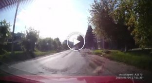 Драка на дороге в Омске