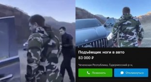 Мелочь, а приятно: в окружении Кадырова обнаружили человека, который подсаживает президента Чечни в авто (4 фото + 1 видео)