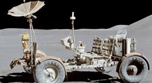 Зачем американцам было тащить на Луну автомобиль (7 фото)