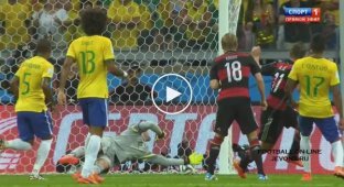 Бразилия - Германия. 1:7. Обзор матча и видео голов