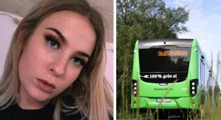 В Швеции девушку в шортах и топике выгнали из автобуса (5 фото)