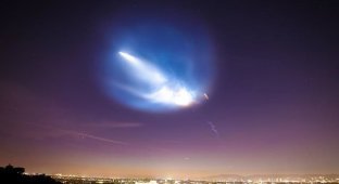 Запуск Falcon 9 и успешное приземление первой ступени в Калифорнии (15 фото + 4 видео)