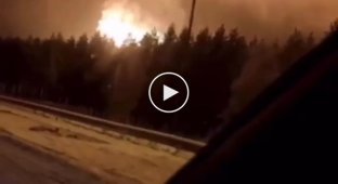 В Челябинской области рядом с городом Чебаркуль взорвался газопровод