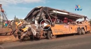 По крайней мере 26 человек погибли в ДТП с автобусом и грузовиком в Кении