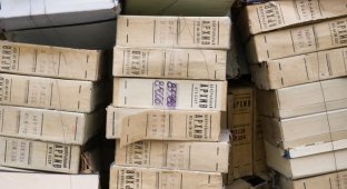 В центре Москвы выбросили документы из центрального архива КГБ (2 фото)