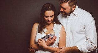 Пара устроила фотоссесию с буррито вместо ребёнка (13 фото)