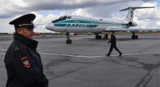 Лебединая песня: последний пассажирский ТУ-134 завершил свой полёт (4 фото + 1 видео)