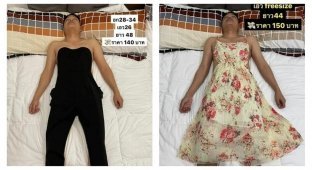 Пока муж спал, жена сделала из него манекен (14 фото)
