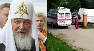 "Потерпят!": из-за визита патриарха Кирилла российские больные полчаса не могли дождаться неотложки (5 фото + 1 видео)