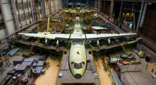 Производство самолётов Ил-76 и Ту-204, Ан - 124 на заводе «Авиастар-СП» (26 фото)