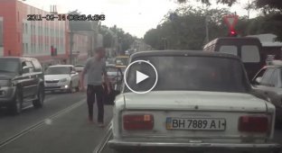 Разборки водителей в Одессе