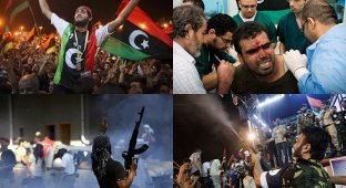 Каддафи теряет Ливию (23 фото)