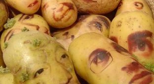 Лица на картошке (25 фотографий)
