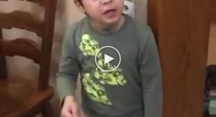 6-летний Илюша аргументированно отчитал отца защищая мышку