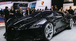 La Voiture Noire: самый дорогой автомобиль Bugatti в мире (34 фото + 1 видео)