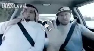 Дрифт в машине с арабом