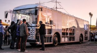 В Литве появился прозрачный автобус (19 фото)