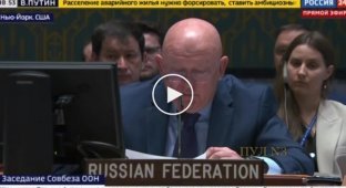 Постпред РФ в ООН Небензя считает, что помощь Запада Украине является «подстрекательством к насилию»
