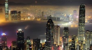 Головокружительные городские пейзажи Гонконга (25 фото)