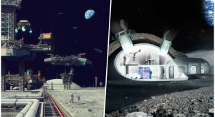 25 интересных концептов, показывающих, как может выглядеть первая база человечества на Луне (26 фото)