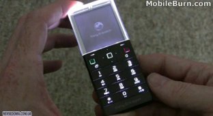 Xperia Pureness - телефон с прозрачным экраном на видео