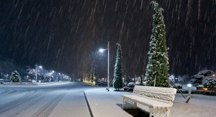 Азербайджан в снегу (41 фото)