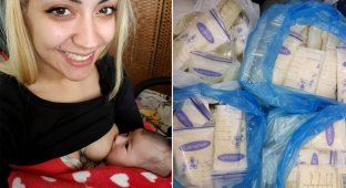 Мама двоих детей продает свое грудное молоко... мужчинам (3 фото)