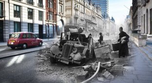 Назад в прошлое: Лондон и операция Blitz (13 фото)