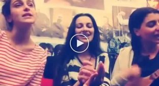 Грузинские девушки записали музыкальное видео