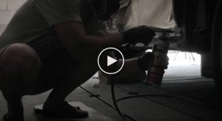 Интересное видео реставрации автомобиля Mercedes-Benz CL Coupe W140