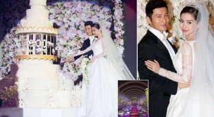 Платье от Dior и 3-метровый торт. Свадьба китайской Ким Кардашян за 30 миллионов долларов (11 фото)