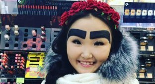 Красота по-якутски: девушка широких взглядов (7 фото)