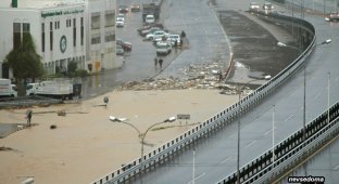Результаты недавнего сильнго циклона в Омане (30 фото)