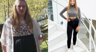 Девушка нашла способ похудеть без операций (9 фото)