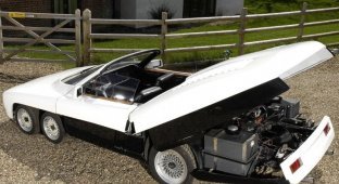 Panther 6 – шестиколесный автомобиль будущего из 1977 года (12 фото)