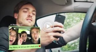 Немецкая социальная реклама. Почему не стоит снимать шуточно-постановочное видео на местах трагедии
