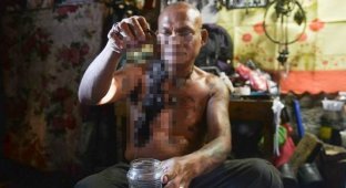 Филиппинцы крадут и носят во рту человеческие останки, чтобы быть невидимками (7 фото)