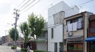 Японский домик, занимающий 40 квадратных метров (8 фото)
