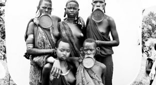 Жителей долины Омо в Эфиопии (21 фото) (жесть)