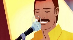 Клип в честь Freddie Mercury от Гугла