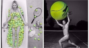 Любители тенниса разделись для календаря, но администрация Фейсбука не оценила (14 фото)