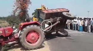 Трактор который создает проблемы в неумелых руках
