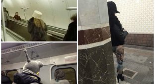 Модные люди в метро (25 фото)