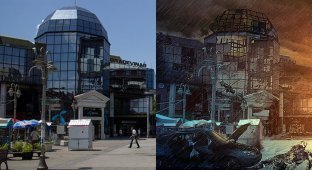 Житель Сербии представил, как бы выглядел его город после Апокалипсиса (12 фото)