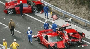 Авария по-японски (10 фото + видео)
