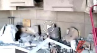 В сети появилось видео из жилого дома в Одессе
