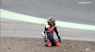 Подборка мото аварий от MotoGP